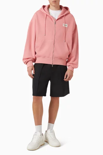 Zip Hoodie in Cashmere Blend
