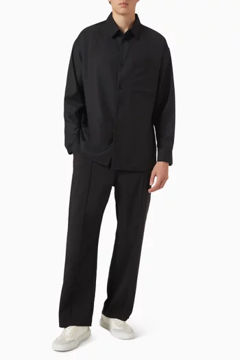 Button-up Shirt in Wool