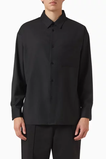 Button-up Shirt in Wool