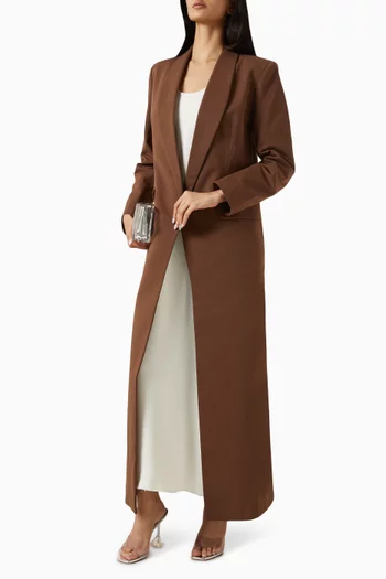 Maram Shawl-collar Abaya