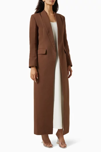 Maram Shawl-collar Abaya