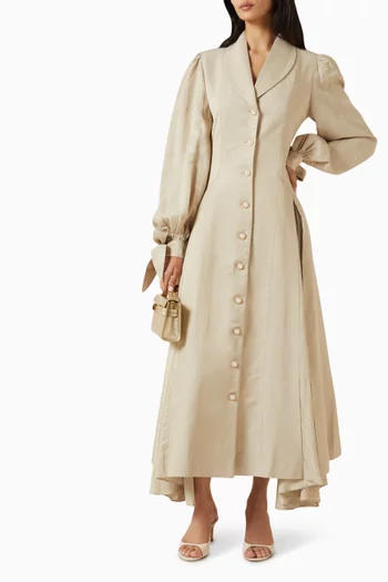 Maram Pleated Maxi Dress