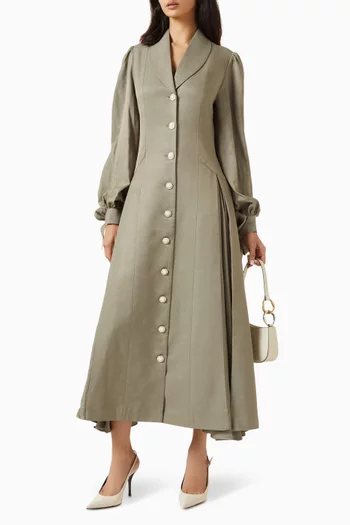 Maram Pleated Maxi Dress
