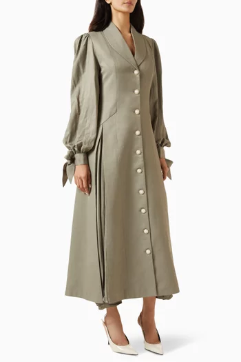 Maram Pleated Maxi Dress