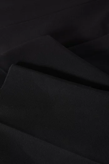 Wide-leg Pants in Grain de Poudre Wool