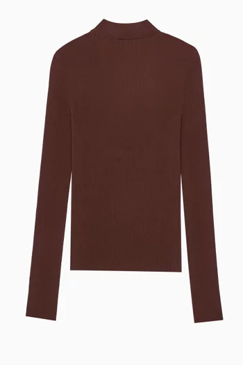 Cassandre Top in Silk