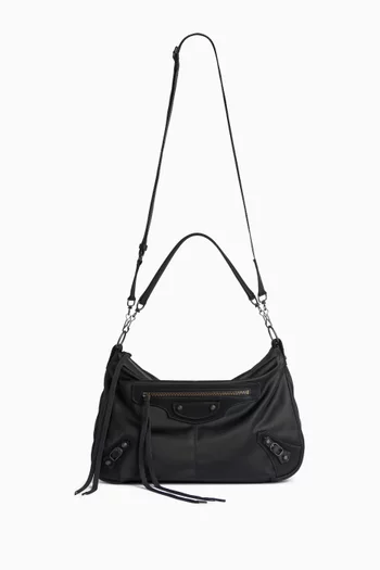 Medium Le City Moto Shoulder Bag in Nylon