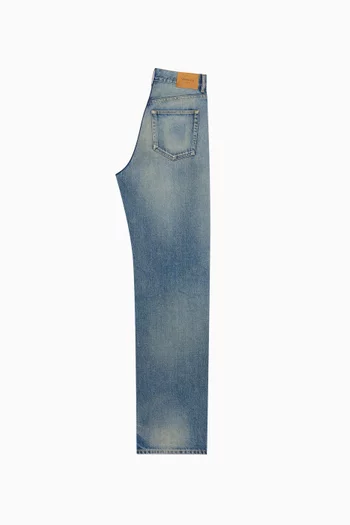Cassandre V-waist Baggy Jeans in Denim