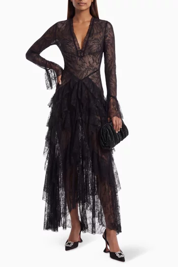 Cascade Dress in Lace