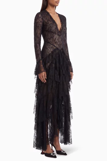 Cascade Dress in Lace