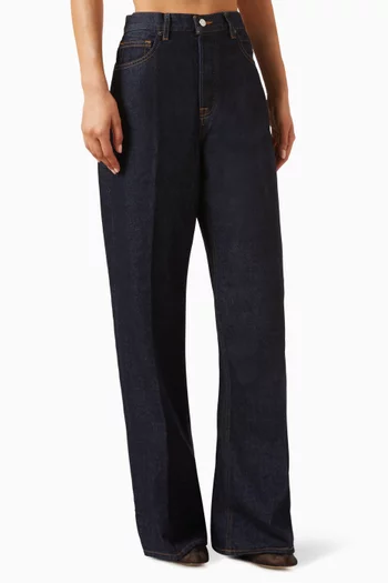 Vintage Low Slung Baggy Jeans in Rigid Denim