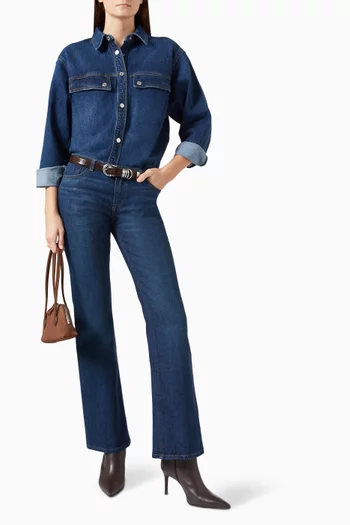 Ghost Low-rise Boot Jeans in Denim