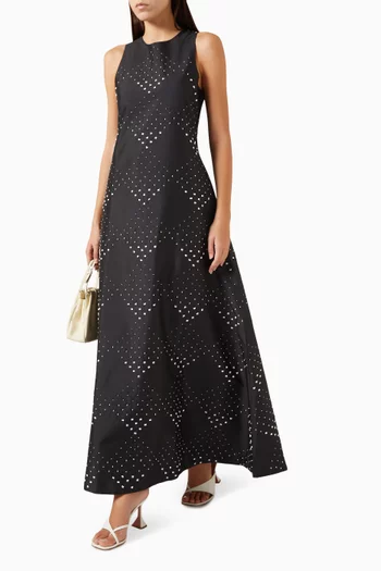 Bennet Maxi Dress in Taffeta