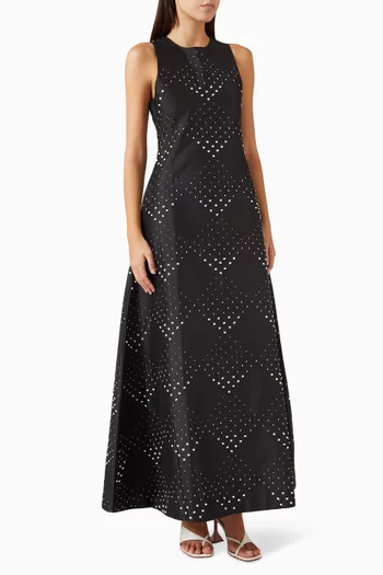 Bennet Maxi Dress in Taffeta
