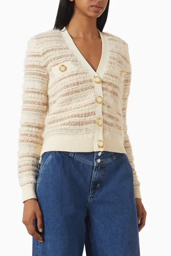 Ariadne Textured Knit Cardigan