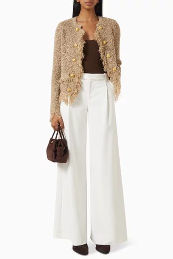 Mireille Fringe Knit Cardigan