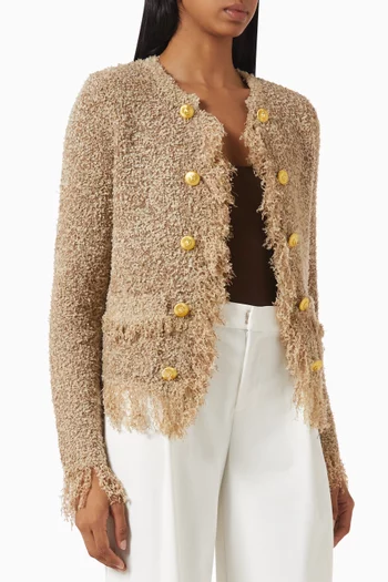 Mireille Fringe Knit Cardigan