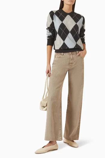 Argyle Sweater in Cashmere
