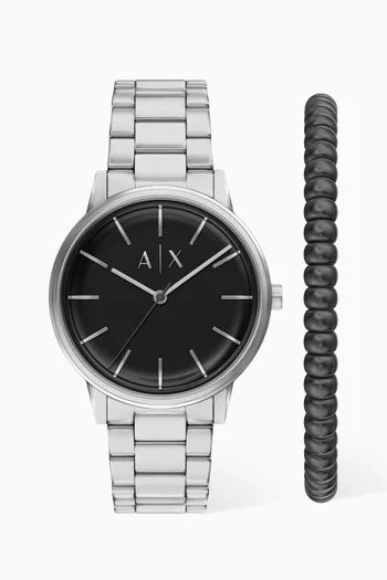 Cayde Quartz Watch Set, 42mm