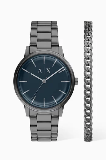 Cayde Quartz Watch Set, 42mm