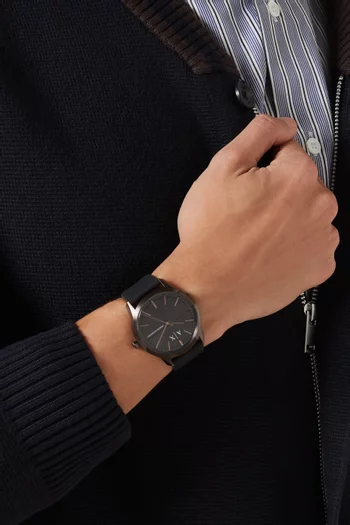 Clark Quartz Watch, 42mm