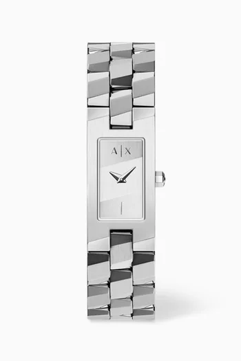 Elise Quartz Watch in Stainless Steel, 16mm