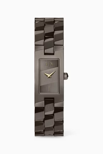 Elise Quartz Watch in Stainless Steel, 16mm