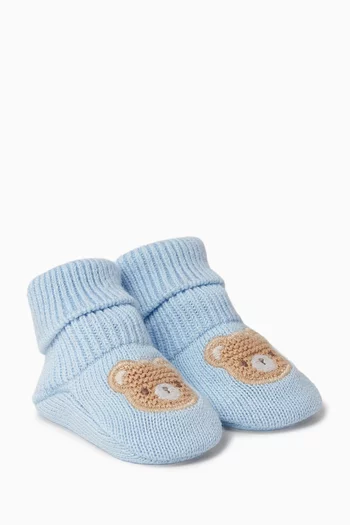 Teddy Booties in Knit