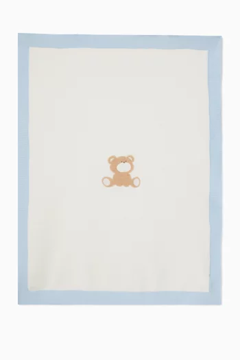 Teddy Blanket in Soft Jacquard & Fleece