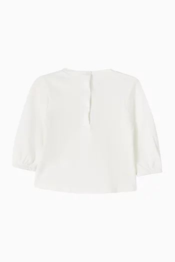 Printed T-shirt in Cotton