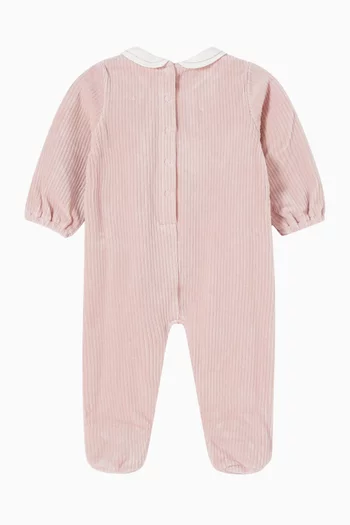 Peter Pan Collar Romper in Cotton