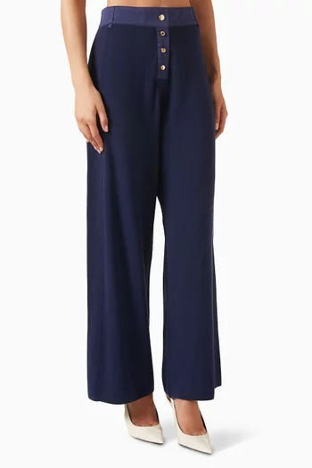 Lucy Wide-leg Pants in Knit