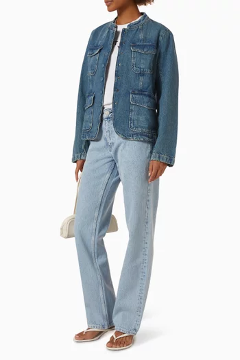 Mercer Blazer in Denim