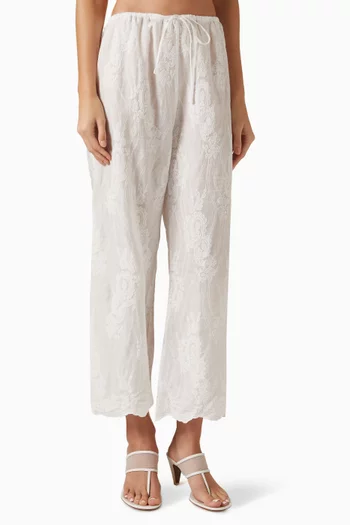 Cordelia Cropped Pants in Ramie