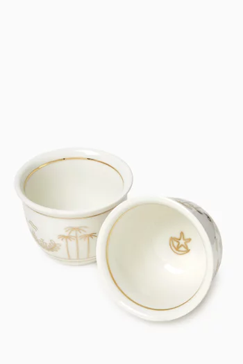 Founder's Cup - Arabic Coffee Cup, Set of 6, 11cl