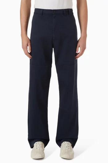 Moss Herringbone Painter Pants in Organic-cotton
