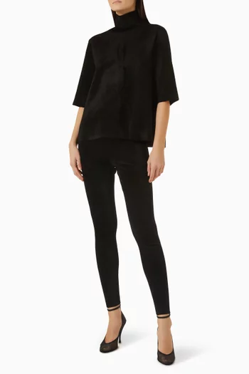 Tailored Leggings in Velvet