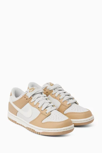 Dunk Low Sneakers in Leather