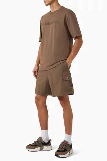 Cargo Shorts in Woven-fabric