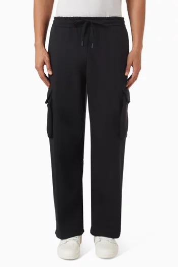 Brooklyn Oversized Cargo Pants in Fleece