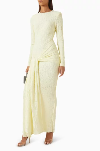 Evangela Maxi Dress in Lace