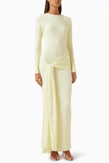 Evangela Maxi Dress in Lace
