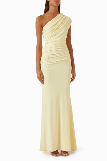 Mardi One-shoulder Dress in Jersey