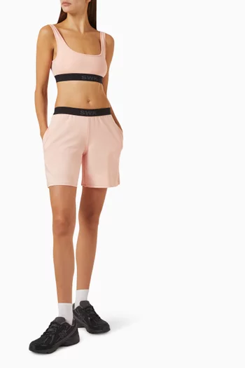 Elle Bermuda Shorts in Cotton-blend