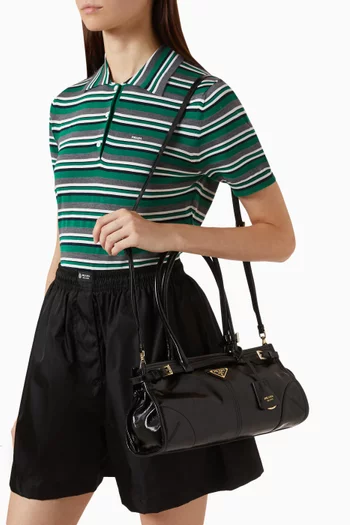 Medium Bonnie Shoulder Bag in Leather