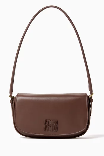 Logo Pouch in Leather