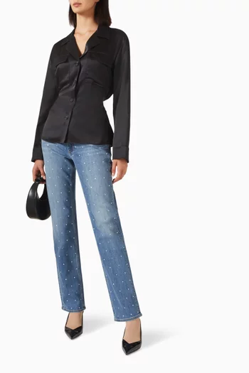 Harlow Embellished Slim-fit Jeans