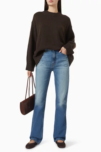 Blair High-rise Baby Bootcut Jeans in Denim