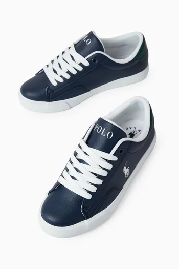 Theron V Sneakers in Faux Leather