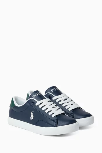 Theron V Sneakers in Faux Leather
